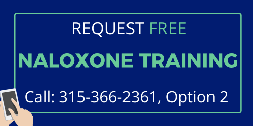 button to request a free Naloxone training