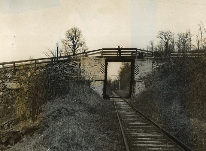 Lehigh Valley Railroad bridge - 1946