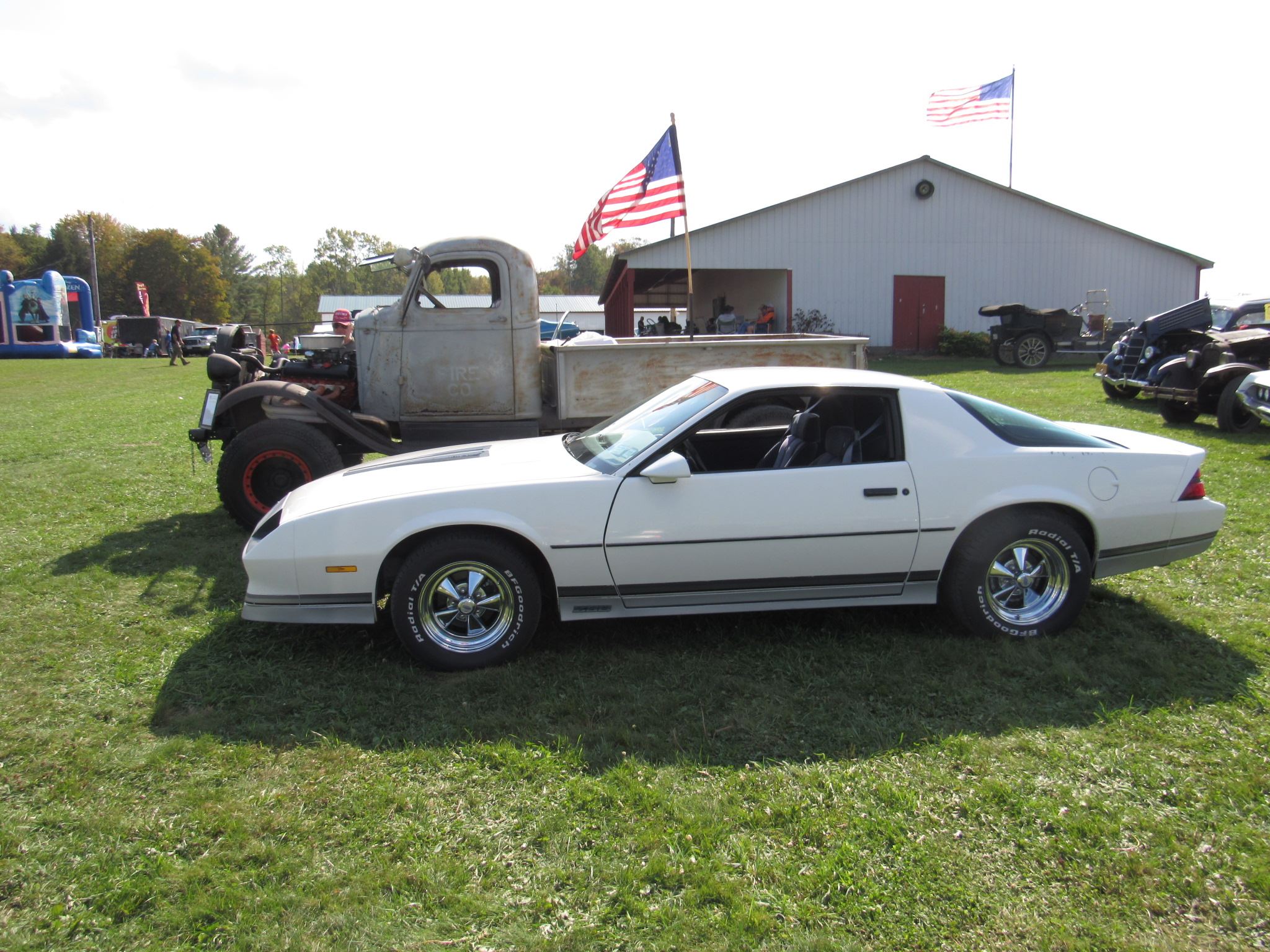 Picture taken by D. Nelson of a 1980s model vehicle at Brookfield fairgrounds. 