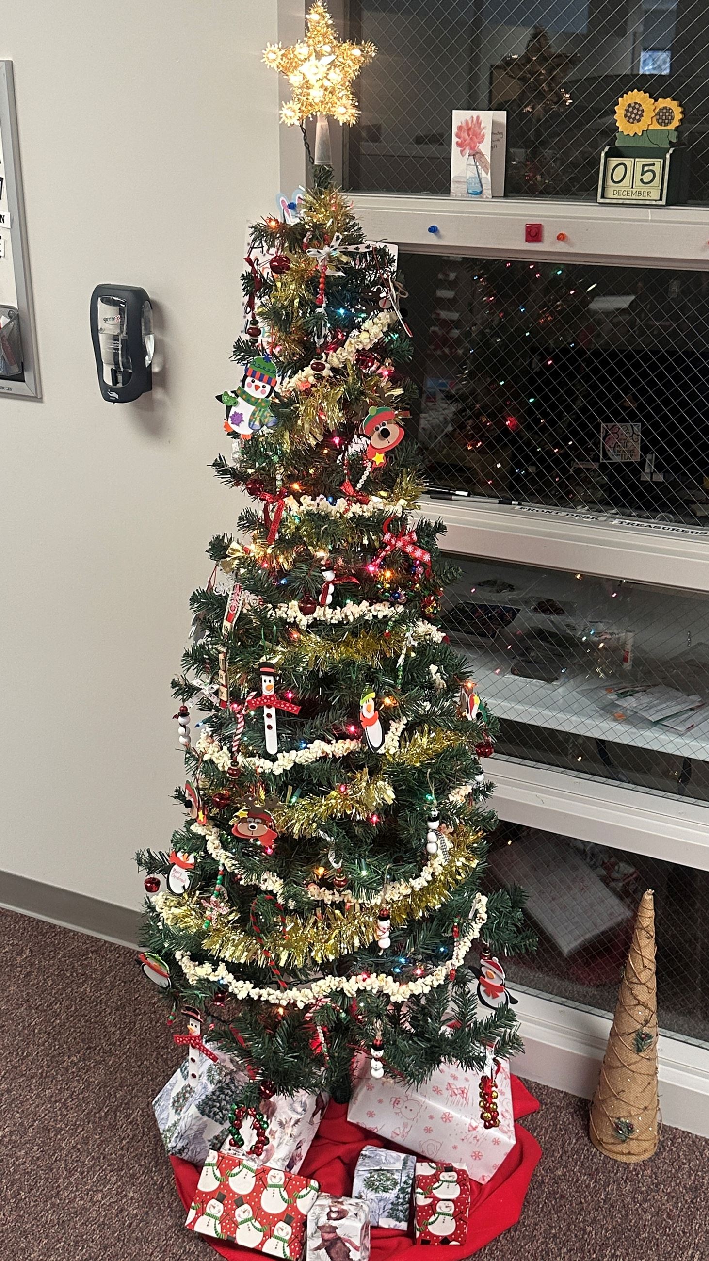 Christmas Tree in the light